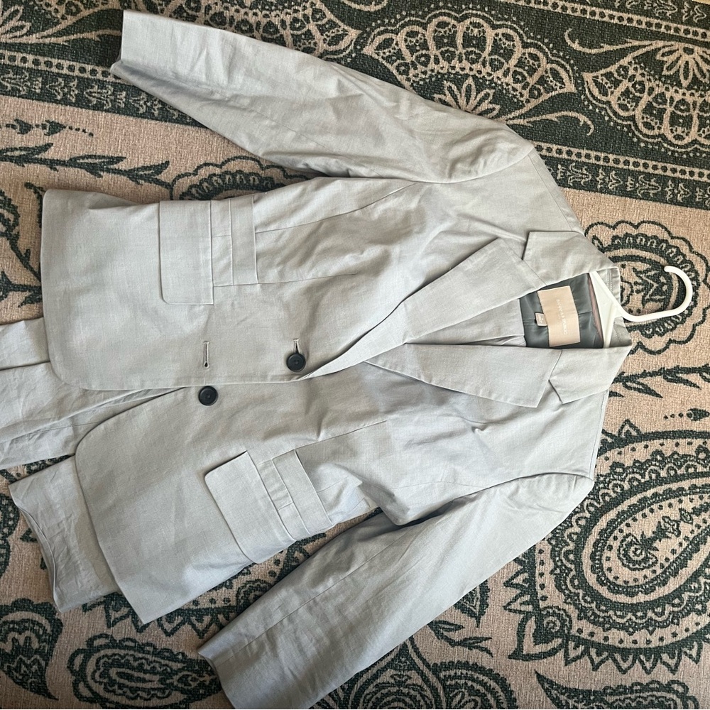 Banana Republic Gray Blazer and Pants